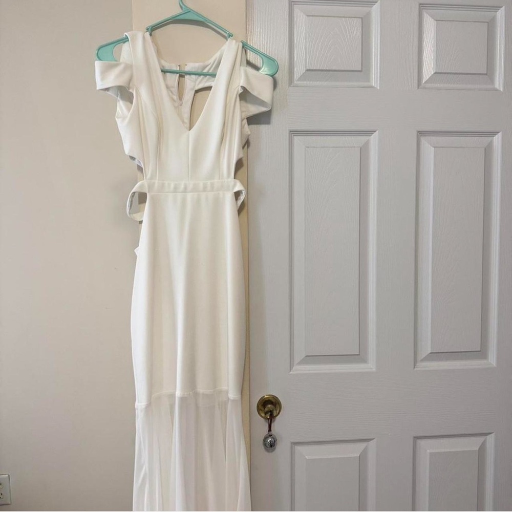 Windsor White Backless Dress